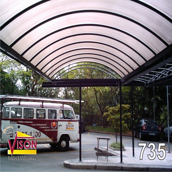 Toldo Fixo Em Policarbonato Alveolar Toldo Fixo Em Policarbonato Alveolar