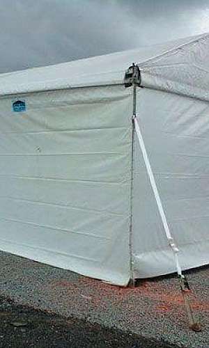 Locação de tendas para armazenagem